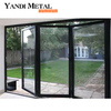 Yandi Aluminium بالجملة تصميم حديث جديد باب من الألومنيوم المقوى العازل للصوت
