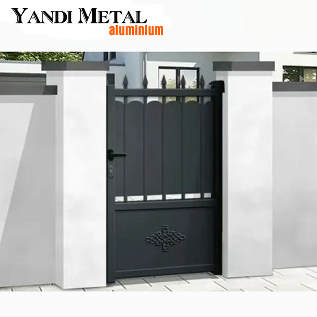 باب ألومنيوم رائج البيع تصميم منزلق باب منزلي حديث لمدخل معدني من الألومنيوم