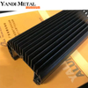 مواد تبريد الألمنيوم الصناعية al6063 t5 لمحات تبريد زعانف الشركة المصنعة، بالوعة الحرارة بزعانف من الألومنيوم OEM