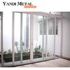 Yandi Aluminium بالجملة تصميم حديث جديد باب من الألومنيوم المقوى العازل للصوت