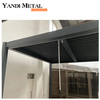 نظام العريشة المناخية الحيوية الحديثة المقاومة للماء 3 × 3 3 × 4 4 × 6 العريشة الخارجية المصنوعة من الألومنيوم العريشة السقفية الكهربائية