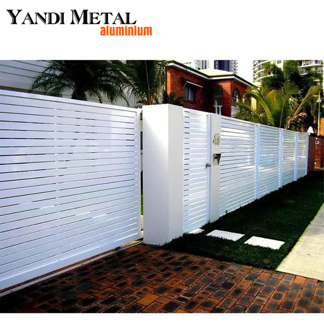 الجملة ديكور حديقة فناء سياج المنزل الخصوصية رخيصة مركب من الخشب والبلاستيك لوحة معدنية صغيرة