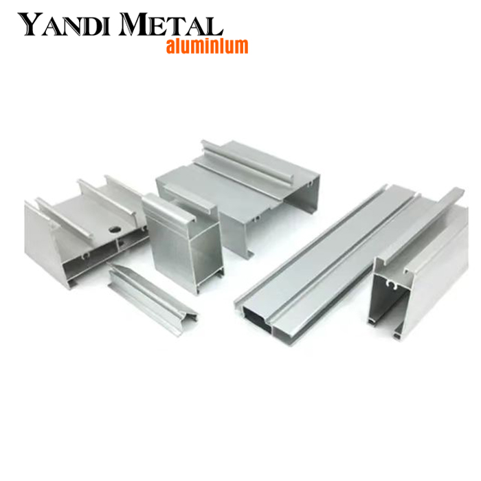 Yandi حار بيع مخصص 6061 6063 الإطار الألومنيوم مقذوف الشركة المصنعة بأكسيد السطح