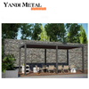 نظام العريشة المناخية الحيوية الحديثة المقاومة للماء 3 × 3 3 × 4 4 × 6 العريشة الخارجية المصنوعة من الألومنيوم العريشة السقفية الكهربائية
