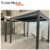 نظام العريشة المناخية الحيوية الحديثة المقاومة للماء 3 × 3 3 × 4 4 × 6 العريشة الخارجية المصنوعة من الألومنيوم العريشة السقفية الكهربائية