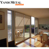 Yandi Aluminium بالجملة تصميم حديث جديد باب من الألومنيوم المقوى العازل للصوت