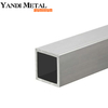 حار 6000 سلسلة الألومنيوم أنبوب مستطيل بأكسيد الألومنيوم مربع 6061/6063