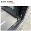 Yandi Factory المبيعات المباشرة تصميم احترافي لنافذة عازلة من الألومنيوم بزجاج مزدوج