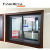 Yandi العلامة التجارية الأعلى جودة الألومنيوم المفصلي الفولاذ المقاوم للصدأ نافذة انزلاق الإعصار الموفرة للطاقة